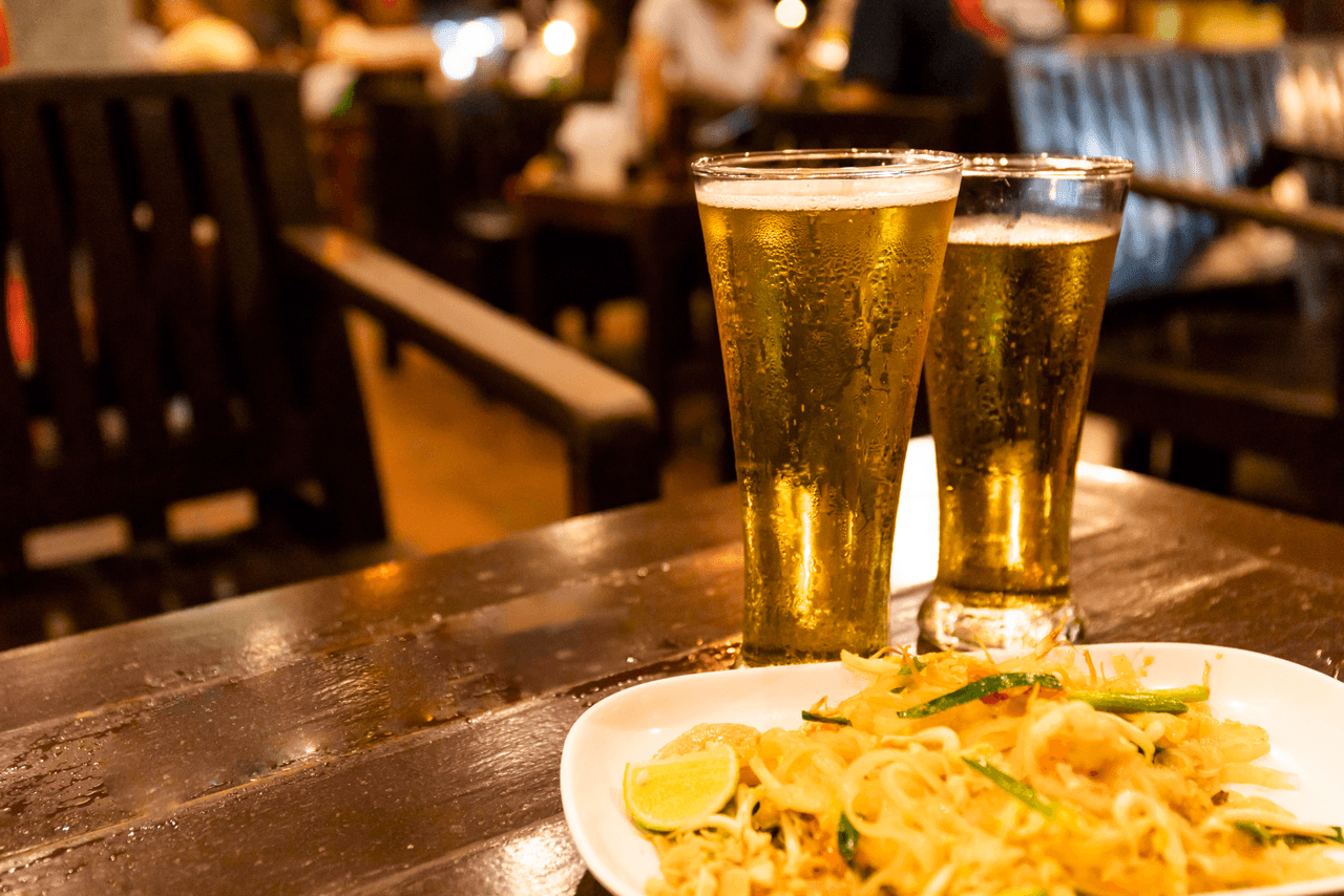 アイリッシュパブINGのクラフトビールタップ